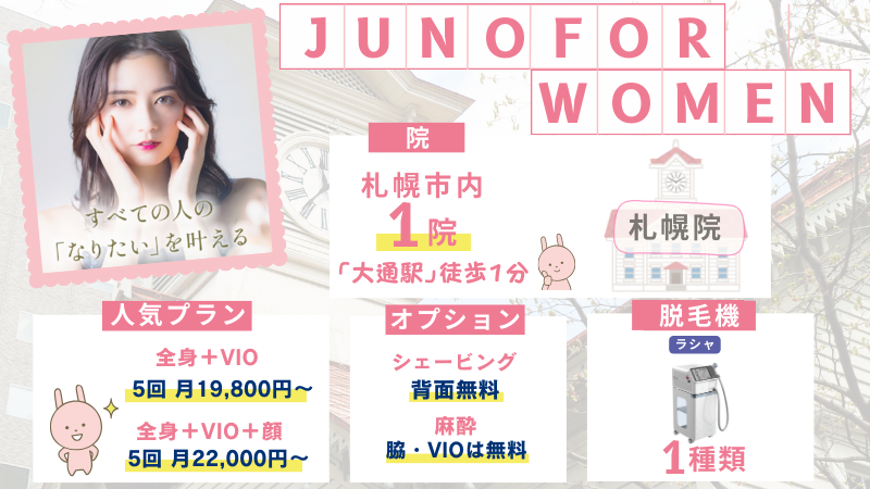 JUNO for WOMEN 札幌院